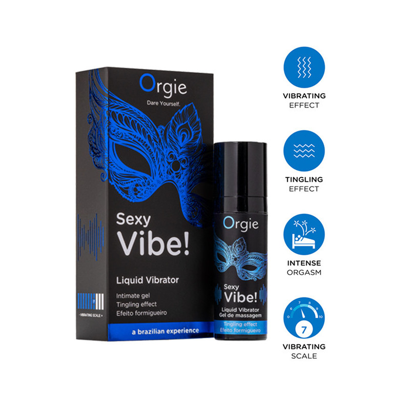 Vibrador Líquido Sexy Vibe  - 15ml