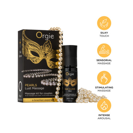Kit Massagem Íntima - Pearls Lust Massage