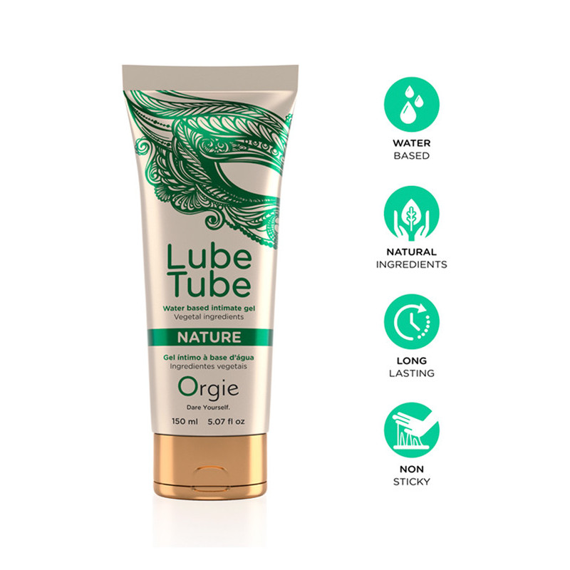 Lubrificante Deslizante Base De Água - Lube Tube Nature 150ml