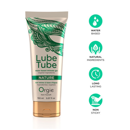 Lubrificante Deslizante Base De Água - Lube Tube Nature 150ml