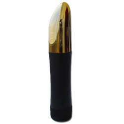 Vibrador Clássico Dourado - 20cm