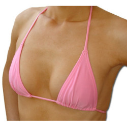 Top Bikini Brasileiro pequeno - Rosa Bebé
