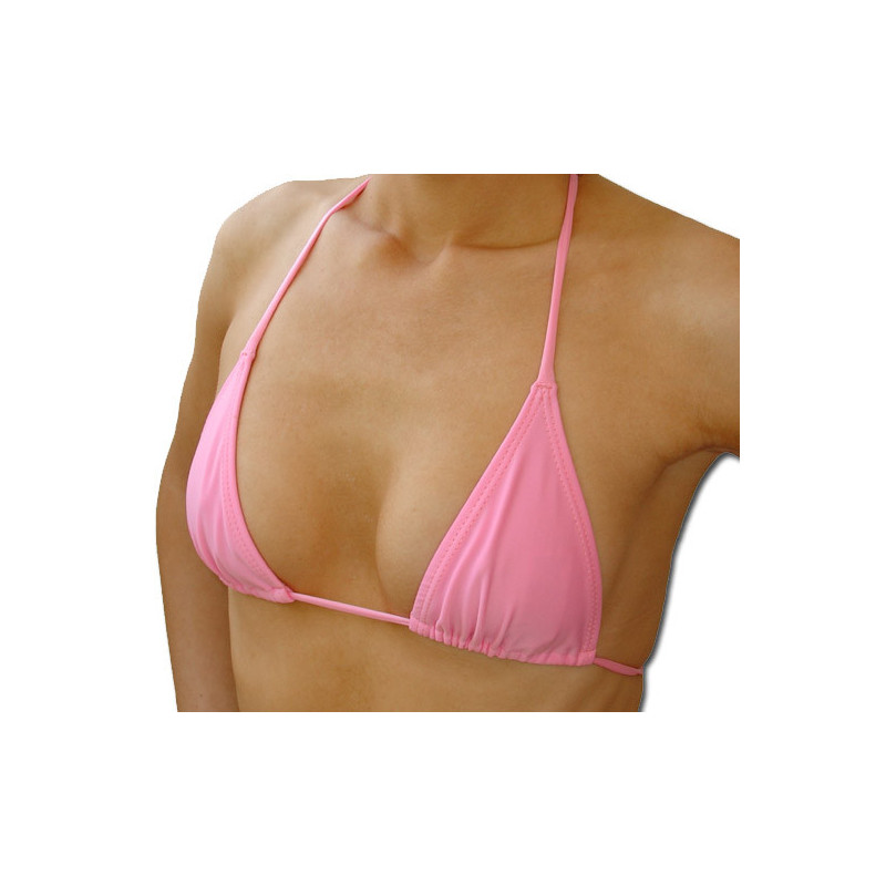 Top Bikini Brasileiro pequeno - Rosa Bebé