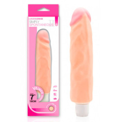 Vibrador Realístico Pele Cibernética - 18 cm