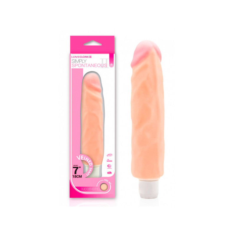 Vibrador Realístico Pele Cibernética - 18 cm