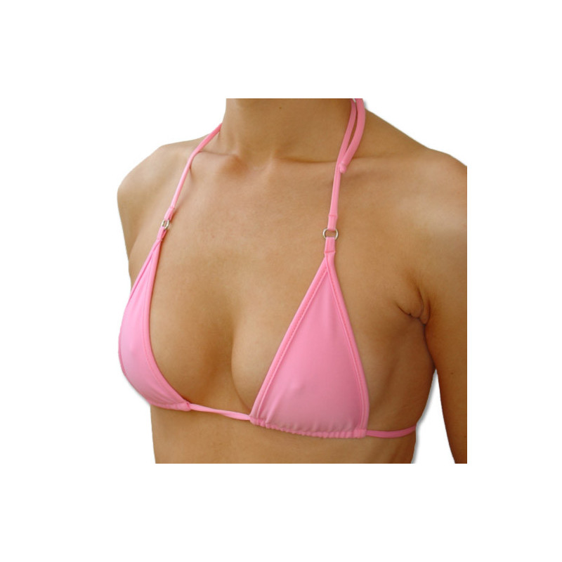 Top Bikini Brasileiro micro - Rosa Bebé
