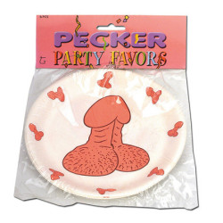 Pratinhos com pénis - Pack de 6