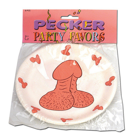 Pratinhos com pénis - Pack de 6