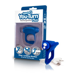 Anel Carregável You-Turn Plus Azul - Screaming O