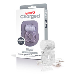Anel Carregável BigO Transparente - Screaming O