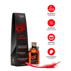 Kit para Massagem Labial - Orgie Morango 100ml