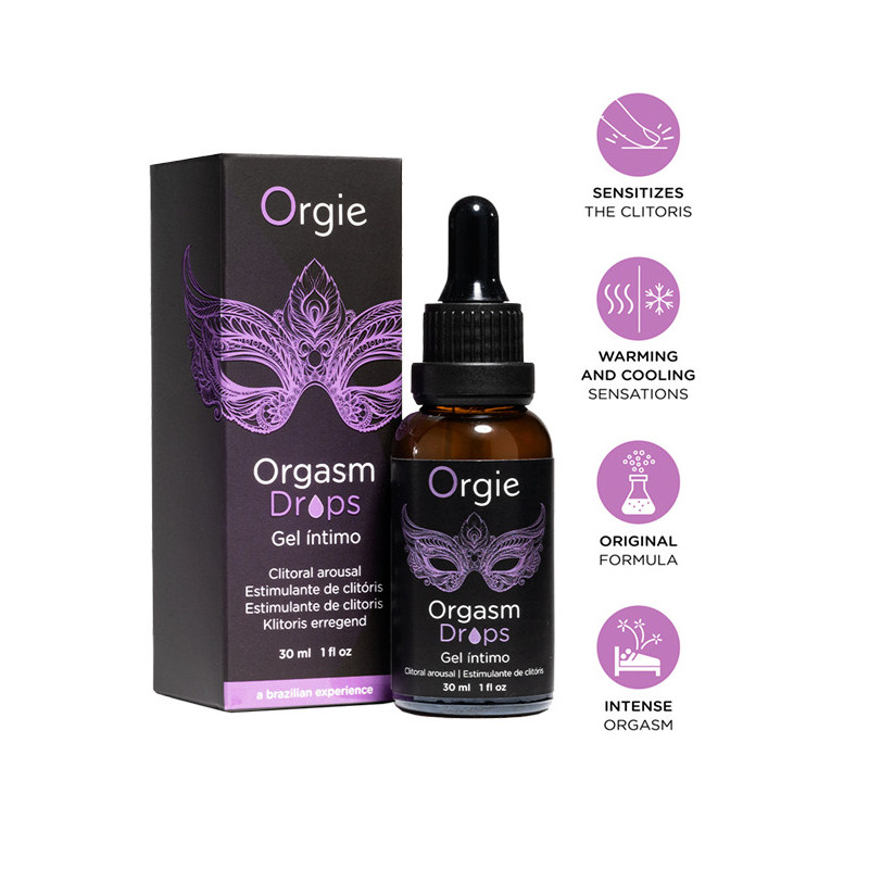 Estimulante de Clítoris - Orgie Orgasm Drops 30ml Estimulante de Clítoris - Orgie Orgasm Drops 30ml