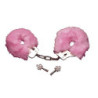Algemas Metal Com Peluche - Rosa