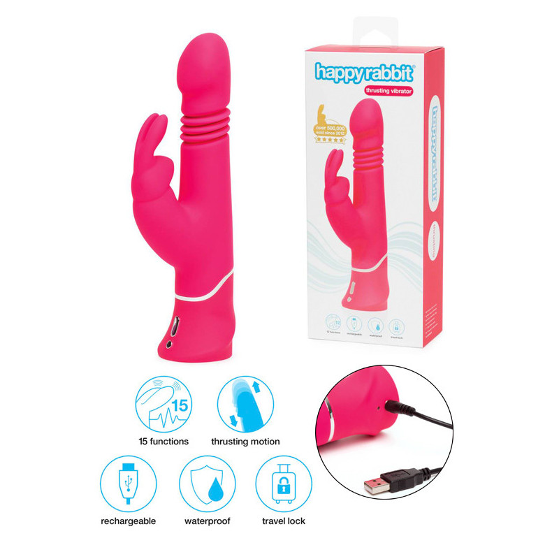 Vibrador Vai-Vem Happy Rabbit