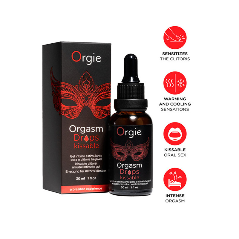 Gotas Estimulantes Comestíveis Orgasm Drops 30ml