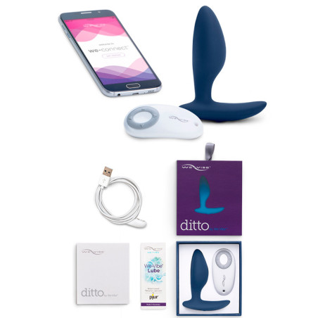 Plug anal We Vibe Ditto - Azul