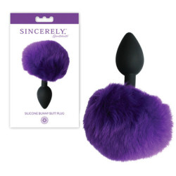 Plug Anal Rabo Coelhinho Roxo