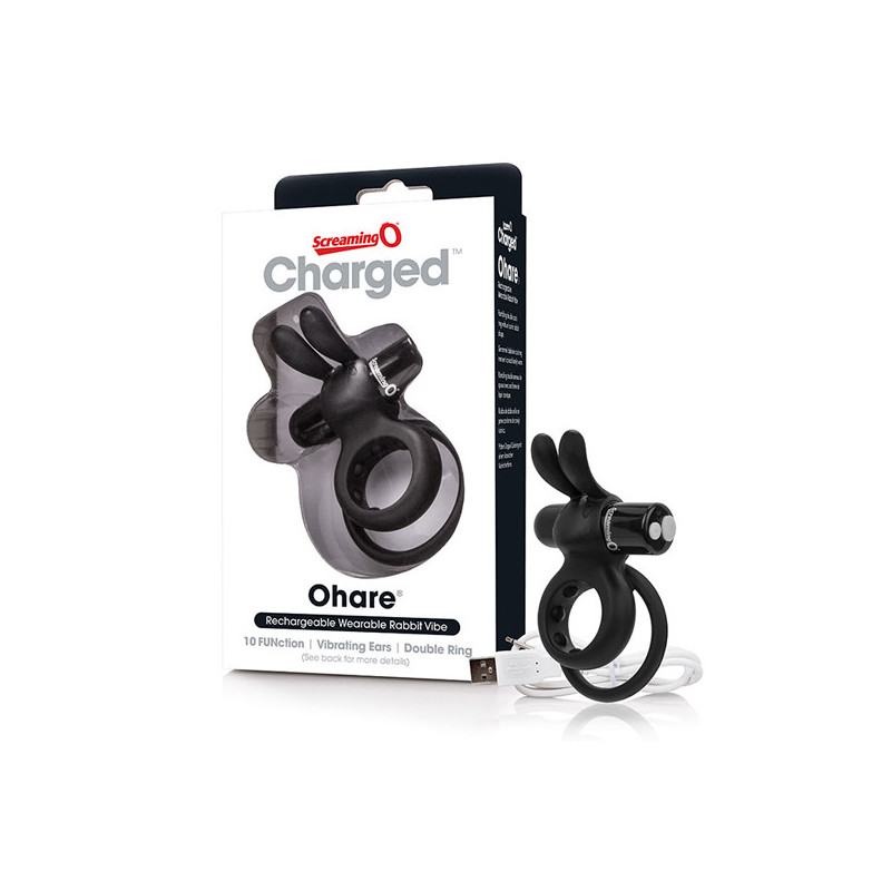 Anel Duplo Com Vibração Ohare Carregável - The Screaming O