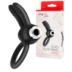 Anel Com Vibração - Duo Flap Ring