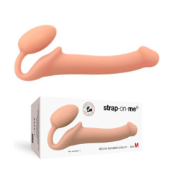 Strap-On Sem Cinta Alta Qualidade Bege - Tamanho M