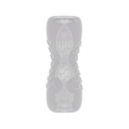 Masturbador Transparente Double Oo