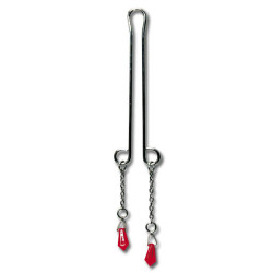 Clip Vaginal Com Pendentes Vermelhos