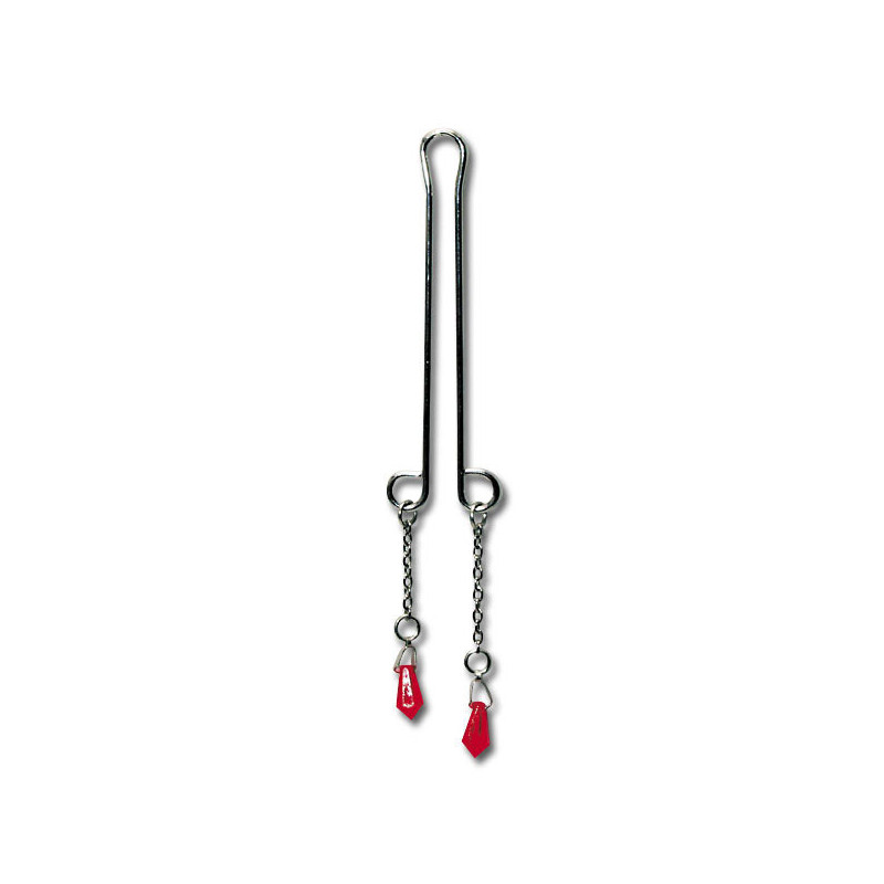 Clip Vaginal Com Pendentes Vermelhos Clip Vaginal Com Pendentes Vermelhos