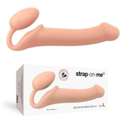 Strap-On Sem Cinta Alta Qualidade Bege - Tamanho L