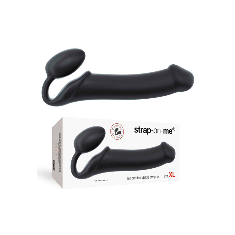 Strap-On Sem Cinta Alta Qualidade Preto - Tamanho XL