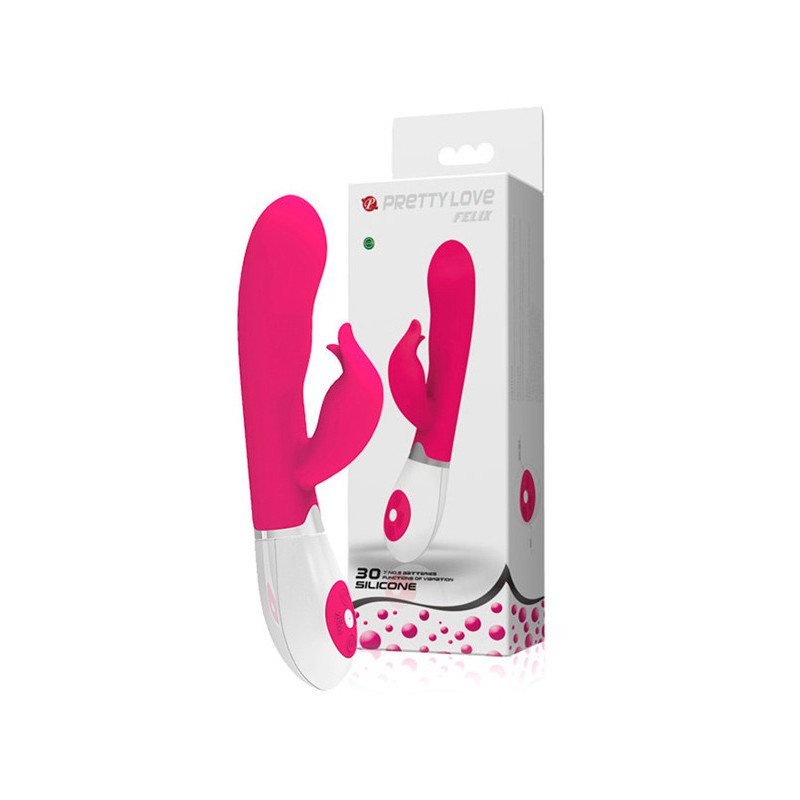 Vibrador com Estimulador de Clítoris - Pretty Love Felix