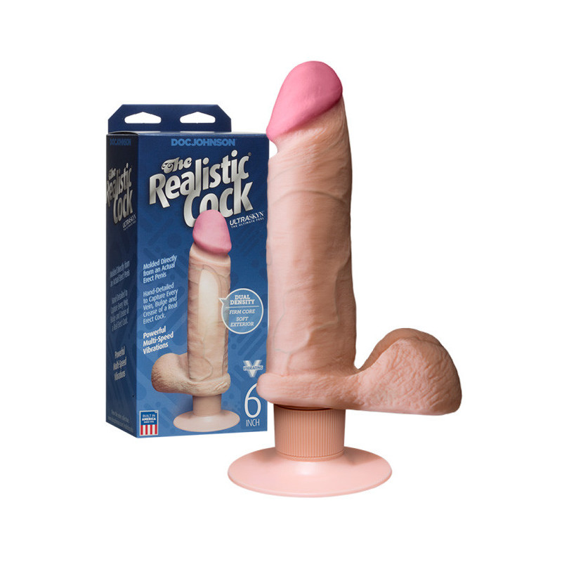 Vibrador Ultra Realístico - Doc-Johnson Original Vac-U-Lock