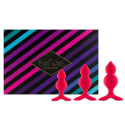 Kit Dilatação Anal - Bibi Twin Encarnado