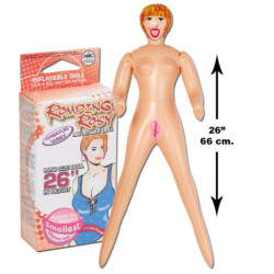 Mini boneca insuflável
