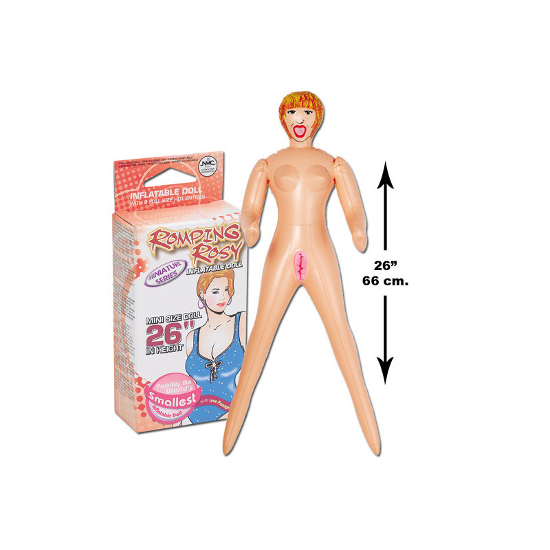 Mini boneca insuflável Mini boneca insuflável