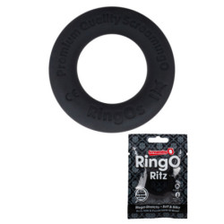 Anel Ereção Super Extensível Ringo Ritz - Preto