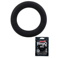 Anel Ereção Super Extensível Ringo Ritz - Preto XL