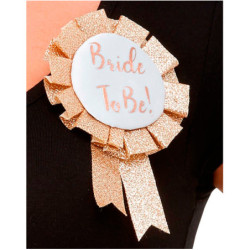 Crachá Dourado - Bride To Be