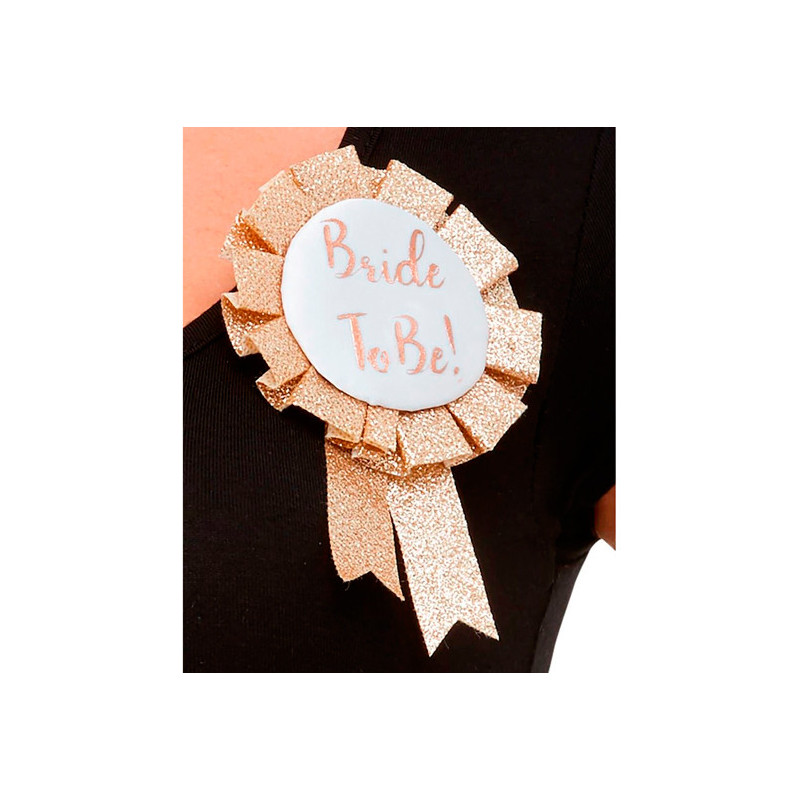 Crachá Dourado - Bride To Be