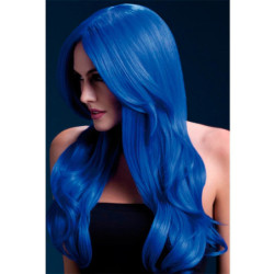 Peruca Khloe Azul - Alta Qualidade