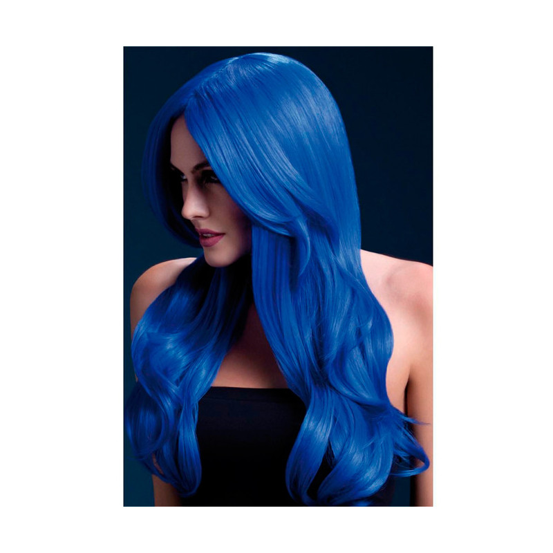 Peruca Khloe Azul - Alta Qualidade