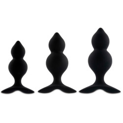 Kit Dilatação Anal - Bibi Twin Negro