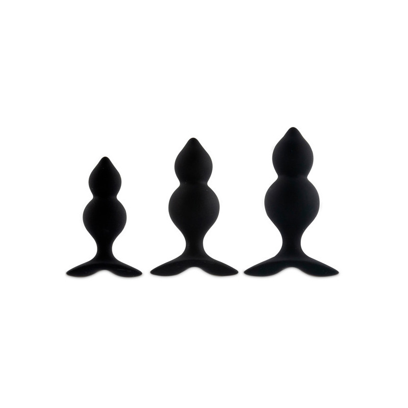Kit Dilatação Anal - Bibi Twin Negro
