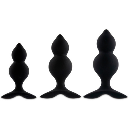 Kit Dilatação Anal - Bibi Twin Negro