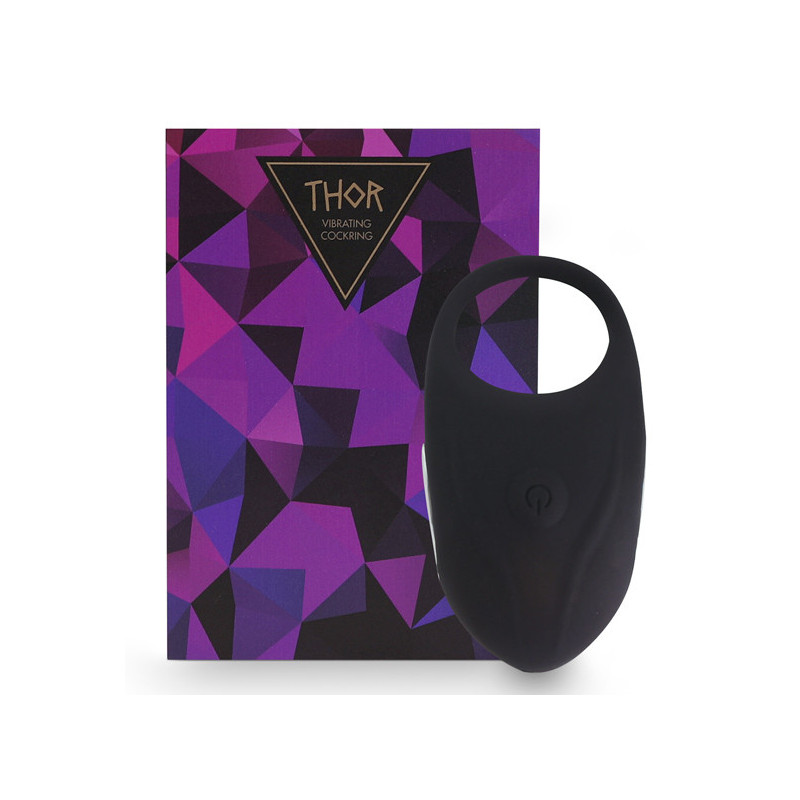 Anel Com Vibração Thor - Preto