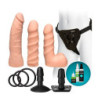 Kit Cinta 3 Dildos Elevada Qualidade - Doc Johnson Starter Vac-U-Lock