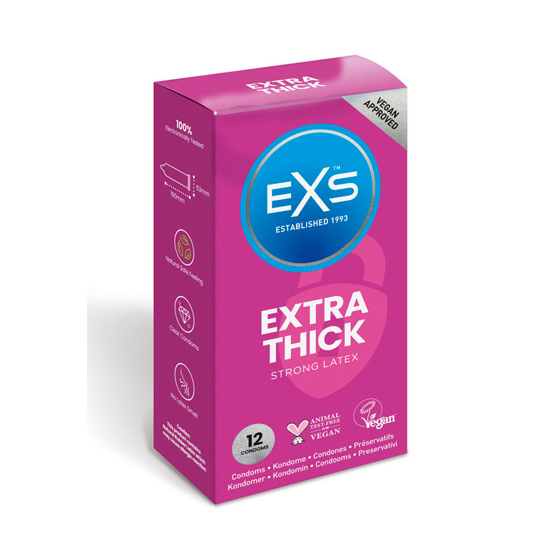 Preservativos Extra Seguros - EXS Extra Safe 12un