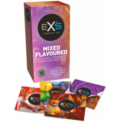 Preservativos Sabores  - EXS Mixed Flavoured 12un