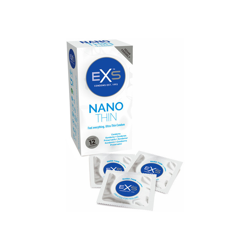 Preservativos Finos - EXS Nano Thin 12un