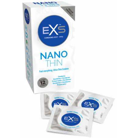 Preservativos Finos - EXS Nano Thin 12un