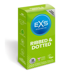 Preservativos Estimulantes - EXS Ribbed & Dotted 12un
